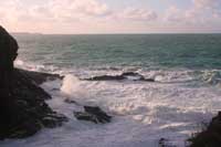 Winter storm at Backways Cove