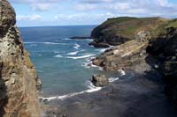 Tintagel Haven - the beach next to Tintagel Castle in North Cornwall