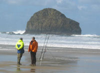 Beachcasting on Trebarwith