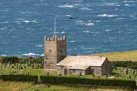 Forrabury Church in Boscastle by the coast