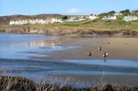 The beach at Polzeath in North Cornwall
