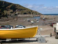 Port Isaac harbour in North Cornwall