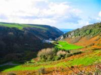 View across Trebarwith Valley from Treknow