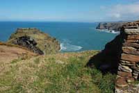 View from Willapark headland in Tintagel